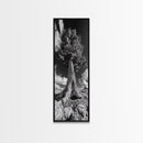 Majestic Tree, Nature Power, Earth Energy, Black White Art, Framed Canvas Print, Modern Rustic Decor, Cabin Wall Art, Tree Lover Gift