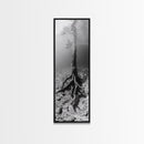 Surreal Tree Roots, Underwater Tree Art, Dreamy Forest Print, Nature Photography, Living Room Wall Decor, Framed Canvas Print