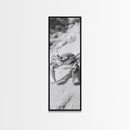Sand Crab, Coastal Vibes, Beach Creature, Desert Aesthetic, Monochrome Wall Art, Canvas Print, Boho Bathroom Decor, Ocean Life Artwork