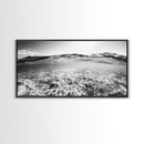 Ocean Surface, Sunlit Water, Sea Ripple, Underwater Light, Canvas Print, Modern Beach Art, Bathroom Wall Decor, Coastal Vibes