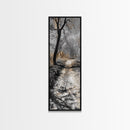 Forest Trail, Autumn Path, Nature Escape, Earthy Journey, Canvas Print, Rustic Fall Wall Art, Entryway or Hallway Decor, Woodland Landscape