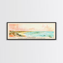 Aruba, autonomous country of the Kingdom of the Netherlands Watercolor Beach Print, Vacation Gift, autonomous country of the Kingdom of the Netherlands Wall Art, Framed Canvas Print, Framed Beach Painting