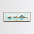 Chausey Islands, France Watercolor Beach Print, Vacation Gift, France Wall Art, Framed Canvas Print, Framed Beach Painting