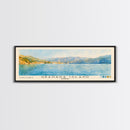 Granada Island, Granada Watercolor Print, Vacation Gift, Granada Wall Art, Beach Painting, Beach Decor, Large Wall Art, Wood Frame Art