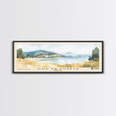 Ilha da Fuseta, Portugal Watercolor Beach Print, Vacation Gift, Portugal Wall Art, Framed Canvas Print, Framed Beach Painting