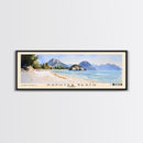 Kaputaş Beach, Turkey Watercolor Beach Print, Vacation Gift, Turkey Wall Art, Beach Painting, Beach Decor, Beach Painting