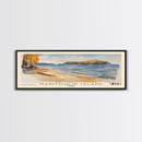 Manitoulin Island, Canada Watercolor Beach Print, Vacation Gift, Canada Wall Art, Framed Canvas Print, Framed Beach Painting