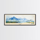 Maui, Hawaii Watercolor Print, Vacation Gift, Hawaii Wall Art, Beach Painting, Beach Decor, Large Wall Art, Wood Frame Art