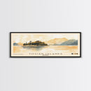 Togian Islands, Indonesia Watercolor Beach Print, Vacation Gift, Indonesia Wall Art, Framed Canvas Print, Framed Beach Painting