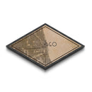 Chicago Diamond Shaped City Map, Custom Diamond Shaped Wall Art, City Map Canvas