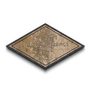 Colorado Springs Diamond Shaped City Map, Custom Diamond Shaped Wall Art, City Map Canvas
