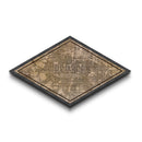 Denver Diamond Shaped City Map, Custom Diamond Shaped Wall Art, City Map Canvas