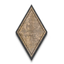 Indianapolis Diamond Shaped Travel Poster, Custom Diamond Shaped Wall Art, City Map Canvas