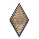 Albuquerque Diamond Shaped Travel Poster, Custom Diamond Shaped Wall Art, City Map Canvas