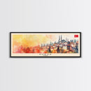 Bursa Turkey Travel Print Wall Art, Panoramic City Art, Travel Art, Wall Decor, Vacation Gift, Framed Canvas Print Or Metal Art