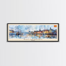 Gothenburg Sweden Travel Art, City Art, Framed Canvas Print or Metal Wall Art, Europe Travel Poster, Panoramic Wall Art, Extra Wide Wall Art