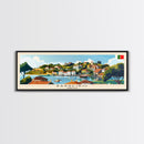 Barreiro Portugal Travel Print Wall Art, Panoramic City Art, Travel Art, Wall Decor, Vacation Gift, Framed Canvas Print Or Metal Art