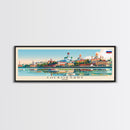 Cheboksary Russia Travel Art, City Art, Framed Canvas Print or Metal Wall Art, Europe Travel Poster, Panoramic Wall Art, Extra Wide Wall Art
