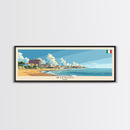 Rimini Italy Travel Art, City Art, Framed Canvas Print or Metal Wall Art, Europe Travel Poster, Panoramic Wall Art, Extra Wide Wall Art