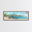 Samsun Turkey Travel Print Wall Art, Panoramic City Art, Travel Art, Wall Decor, Vacation Gift, Framed Canvas Print Or Metal Art