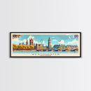 Westminster United Kingdom Wall Art, Panoramic Travel Poster, Panoramic Framed Canvas Print, City Wall Art, Wall Hanging Home Decor, Travel Art
