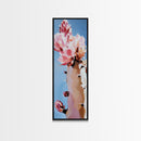 Desert Cactus Painting Framed Canvas Print Colorful Landscape Art, Joshua Tree Art, Boho Wall Art, Coastal Cowgirl Wall Art, Gift Idea