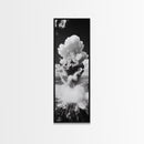 Explosive Ocean Wave, Framed Canvas Print, coastal décor, nautical painting, seascape painting, black and white photography,  panoramic art