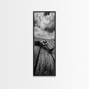 Revolver Gun Art, Canvas Print, moody art, western decor, rustic wall art, cowboy aesthetic, dark romance painting, unique gift idea