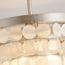 2-Light Shell LED Semi Flush Mount Ceiling Light