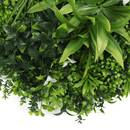 Artificial Green Wall Disc 20in – Black Frame – UV Resistant – Commercial Grade