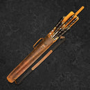 "Viking" Set in a Leather Case Camping Accessories BBQ Skewers Set  in a Leather Case, 7 items