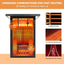 Thermora Lugano 2-Person Outdoor Full-Spectrum Infrared Sauna With Aluminum Alloy Exterior & WiFi (SAK14973)
