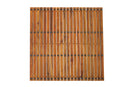 Sapporo Teak Shower and Bath String Mat with Rubber Footing 30″ x 30″