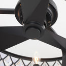 20" Delvalle Modern Downrod Mount Reversible Crystal Fandelier Ceiling Fan with Lighting and Remote Control