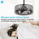 20" Delvalle Modern Downrod Mount Reversible Crystal Fandelier Ceiling Fan with Lighting and Remote Control