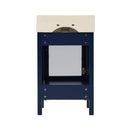 Nuvia 20-Inch Modern Bathroom Vanity With Ceramic Sink And Storage Cabinet (SAK83047)