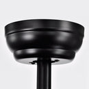 20" Industrial Downrod Mount Fandelier Ceiling Fan with Lighting and Remote Control