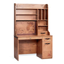 Pirate Study Desk & Hutch with Shelves and Cabinets