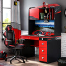 GTS EV Study Desk and Hutch with Car Dashboard