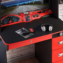 GTS EV Study Desk and Hutch with Car Dashboard