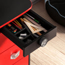 GTS EV Study Desk and Hutch with Car Dashboard