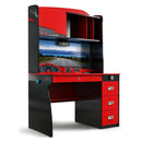 GTS EV Study Desk and Hutch with Car Dashboard
