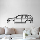2000 X5 E53 1st Gen Metal Car Wall Art - MT0283