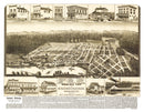 Vintage Map of Snohomish, Washington 1890