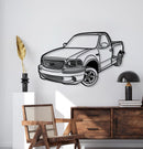 2001 SYV Lightning Perspective Metal Car Wall Art - NC1265