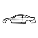 2001 Civic EX Metal Car Wall Art - NC0287