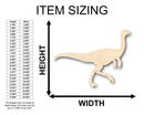 Unfinished Wood Anchisaurus Shape - Craft - up to 46" DIY