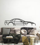 2002 Corvette C5 Z06 Metal Car Wall Art - MT0295