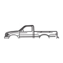 2002 Tacoma Metal Car Wall Art - MT0303