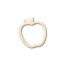 Unfinished Wood Hollow Apple Outline Shape - Craft - up to 46" DIY